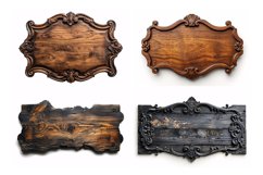 Vintage Wooden Signboard 10_Set V-10 Product Image 2