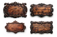 Vintage Wooden Signboard 10_Set V-11 Product Image 2