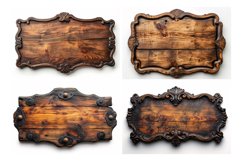 Vintage Wooden Signboard 10_Set V-2 Product Image 2
