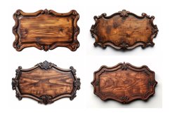 Vintage Wooden Signboard 10_Set V-7 Product Image 2