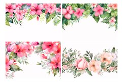 Watercolor Floral Border illustration 10 Set-9 Product Image 2
