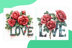 Flowers Heart Shape Love&#039;s Tapestry A Valentine&#039;s Mosaic Product Image 2