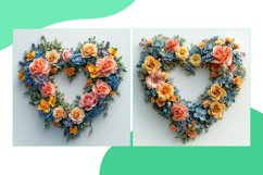 Flowers Heart Shape Celebrating Love Product Image 2