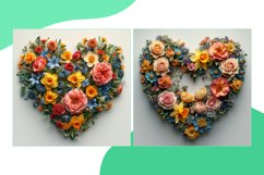 Flowers Heart Shape Love&#039;s Illumination A Valentine&#039;s Product Image 2