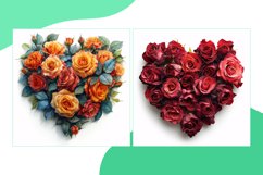 Flowers Heart Shape Celebrating Love Product Image 2