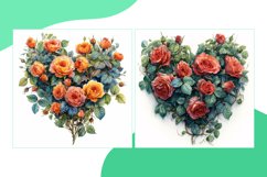 Flowers Heart Shape Celebrating Love Product Image 2