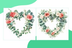 Flowers Heart Shape Love Blossoms A Valentine&#039;s Bouquet Product Image 2