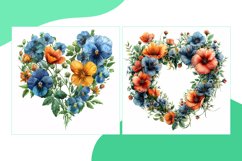 Flowers Heart Shape Love Blossoms A Valentine&#039;s Bouquet Product Image 2
