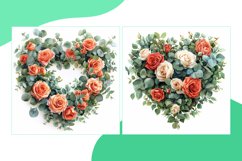 Flowers Heart Shape Love Blossoms A Valentine&#039;s Bouquet Product Image 2