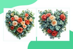 Flowers Heart Shape Love Blossoms A Valentine&#039;s Bouquet Product Image 2