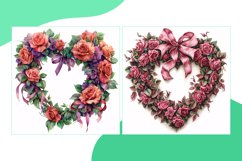 Flowers Heart Shape Love Blossoms A Valentine&#039;s Bouquet Product Image 2