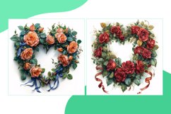 Flowers Heart Shape Love&#039;s Tapestry A Valentine&#039;s Mosaic Product Image 2