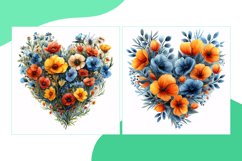 Flowers Heart Shape Celebrating Love Product Image 2