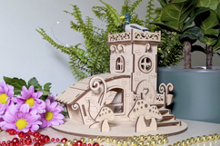 Mushrooms Fairy house - laser cut file, House miniaute SVG Product Image 7