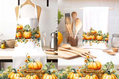 Autumn Cozy Seamless Borders PNG Product Image 2