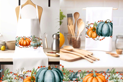 Thanksgiving seamless borders PNG Product Image 2