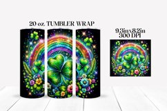 St. Patrick&#039;s Day Tumbler Wrap Sublimation Design Product Image 2