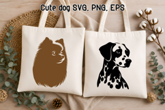 Peeking Cute Dog SVG | Cute Animal SVG Product Image 1