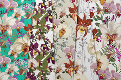 Hand drawn vector orchids Product Image 4