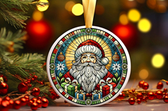 Round Christmass Ornament PNG Product Image 1