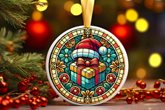 Round Christmass Ornament PNG Product Image 1