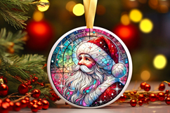 Round Christmass Ornament PNG Product Image 1