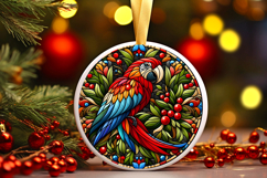Round Christmass Ornament PNG Product Image 1
