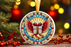 Round Christmass Ornament PNG Product Image 1