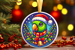 Round Christmass Ornament PNG Product Image 1
