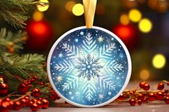 Round Christmas Ornament Sublimation|Clipart Product Image 3