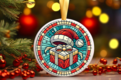 Round Christmass Ornament PNG Product Image 1