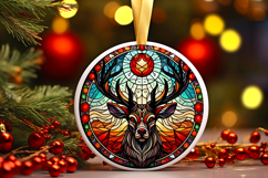Round Christmass Ornament PNG Product Image 1
