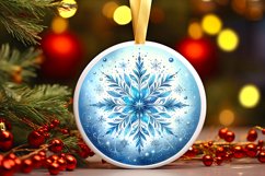 Round Christmas Ornament Sublimation|Clipart Product Image 3