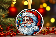 Round Christmass Ornament PNG Product Image 1