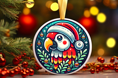 Round Christmass Ornament PNG Product Image 1