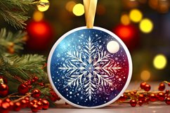 Round Christmas Ornament Sublimation|Clipart Product Image 3