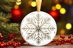 Round Christmas Ornament Sublimation|Clipart Product Image 3