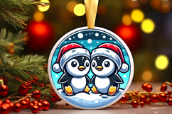 Round Christmass Ornament PNG Product Image 1