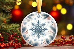 Round Christmas Ornament Sublimation|Clipart Product Image 3