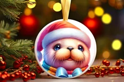 Cute Baby Walrus Winter Clothes PNG Product Image 3