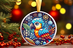 Round Christmass Ornament PNG Product Image 1