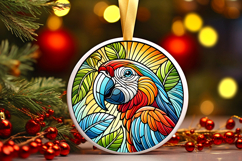 Round Christmass Ornament PNG Product Image 1