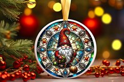 Round Christmass Ornament PNG Product Image 1