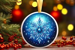 Round Christmas Ornament Sublimation|Clipart Product Image 3
