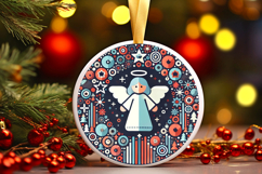 Round Christmass Ornament PNG Product Image 1
