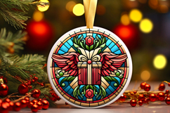 Round Christmass Ornament PNG Product Image 1