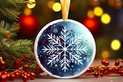 Round Christmas Ornament Sublimation|Clipart Product Image 3