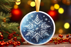 Round Christmass Ornament PNG Product Image 1
