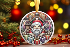 Round Christmass Ornament PNG Product Image 1