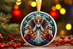 Round Christmass Ornament PNG Product Image 1